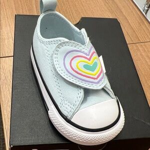 Converse Kids Pastel Heart Sneakers